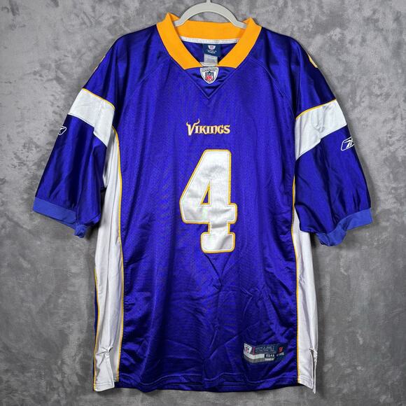 Favre Minnesota Vikings Jersey Reebok On Field Size 54 - Picture 1 of 6